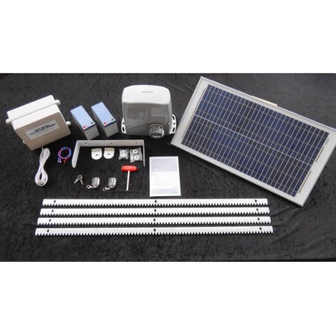 Sliding Solar Gate Opener Kit: 1m-20m up to 800kg