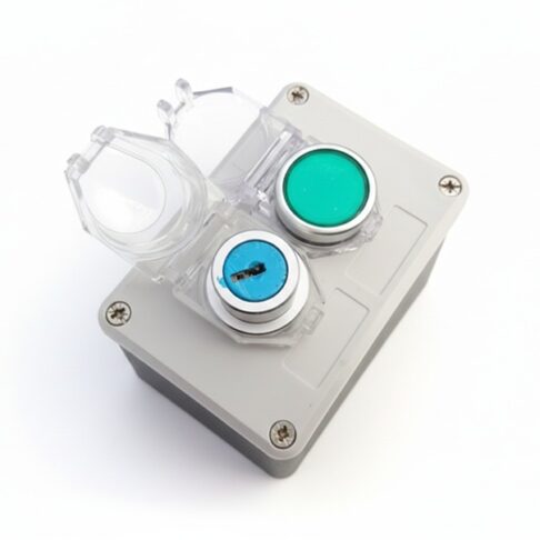 Weatherproof Push Button Kit with Key Lock